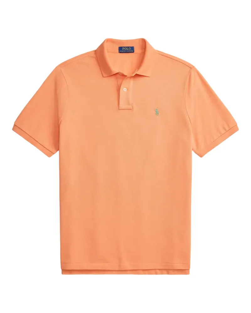 Ralph Lauren Geripptes Poloshirt - Orange Orange