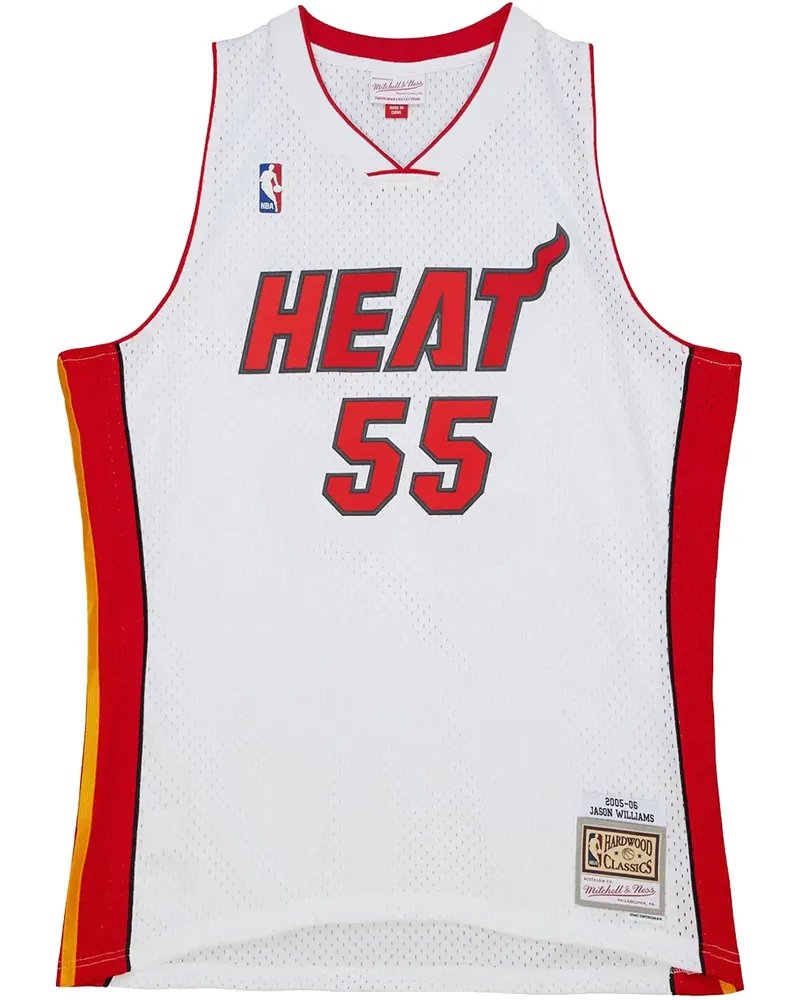 Mitchell & Ness NBA "Heat 2005 Jason Williams" Trikot - Weiß Weiß