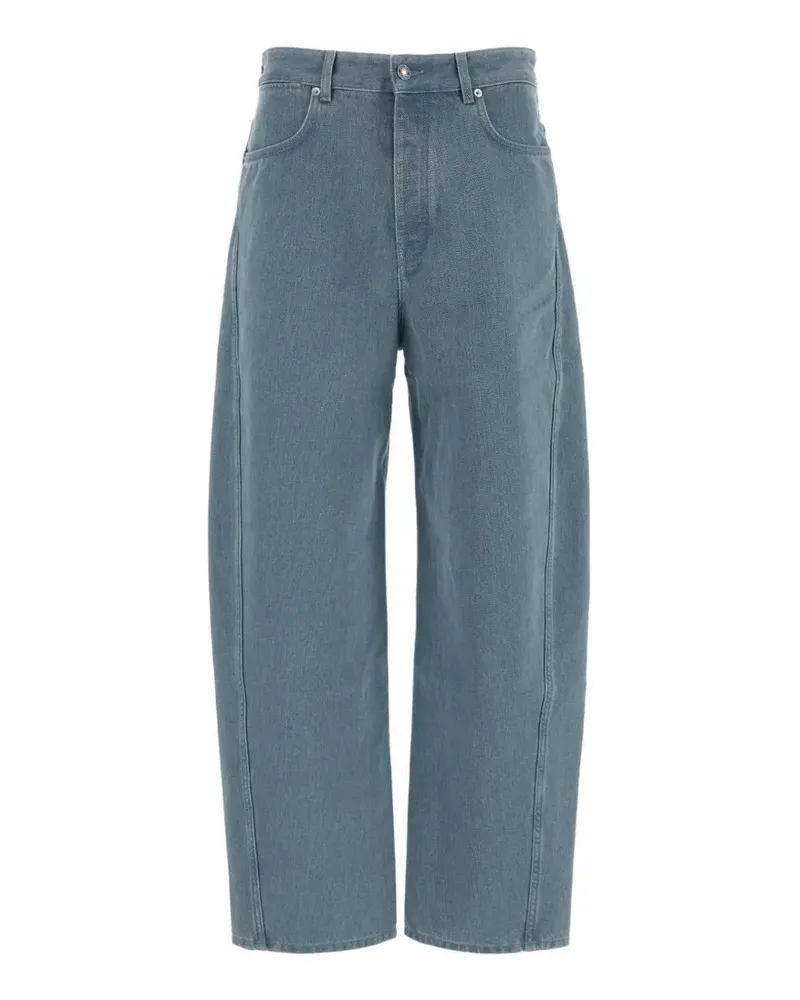Givenchy Couture Seam logo-patch jeans - Blau Blau
