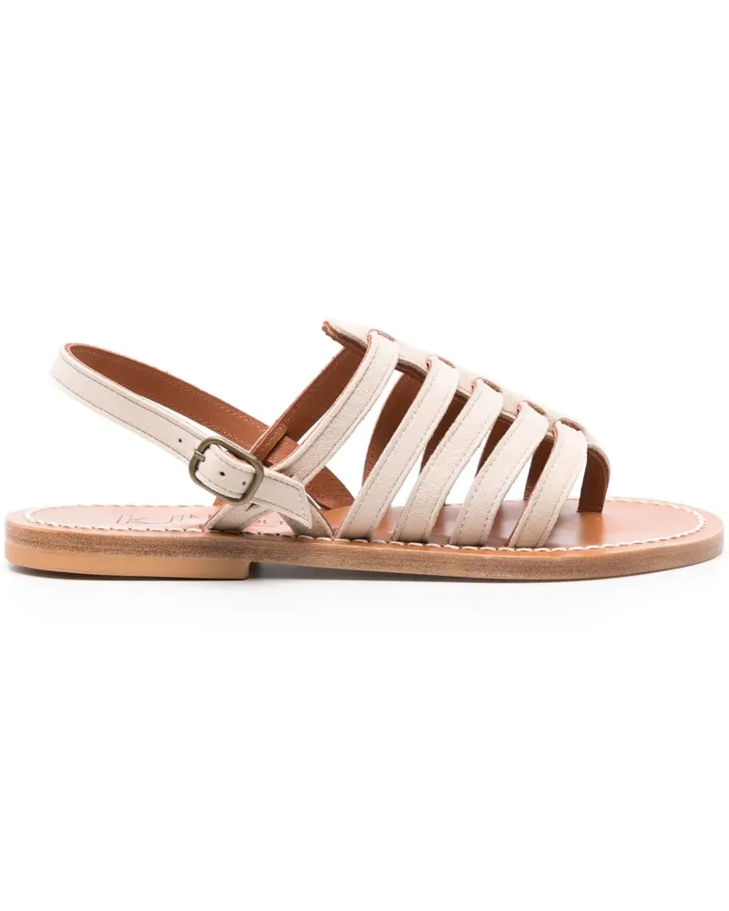 K.Jacques  Homere Wildleder-Sandalen - Nude Nude
