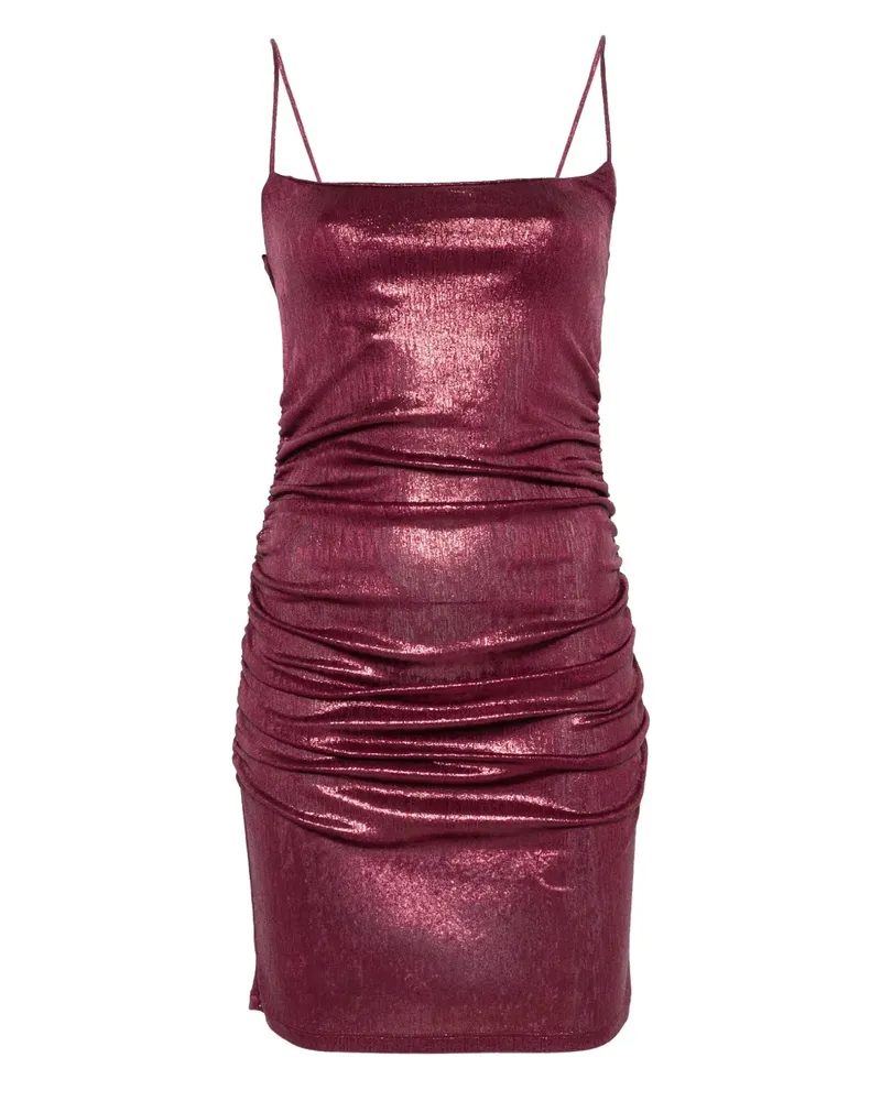 Patrizia Pepe Drapiertes Minikleid - Rot Rot