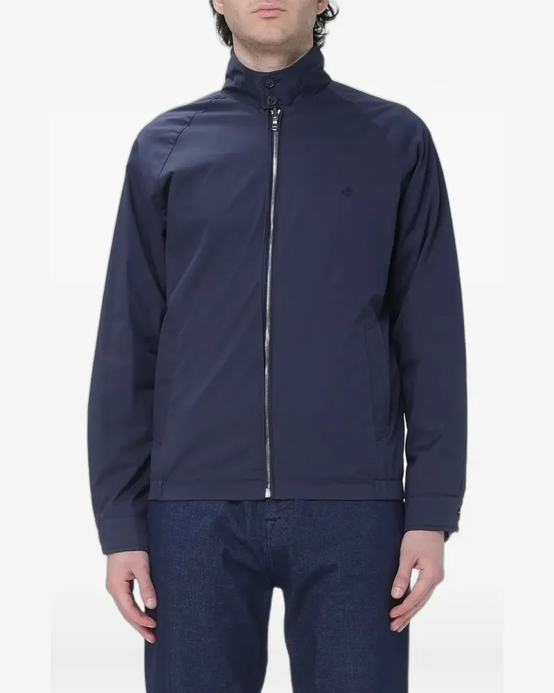 Brooksfield reversible check-pattern jacket - Blau Blau