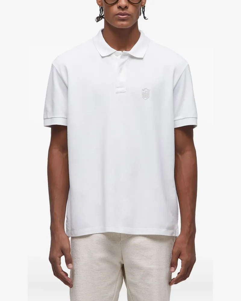 Osklen Poloshirt mit Logo-Prägung - Weiß Weiß