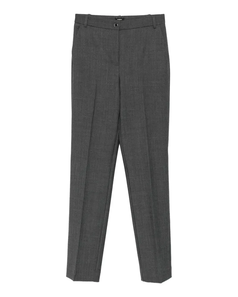 Pinko Hose mit Fischgrätenmuster - Grau Grau