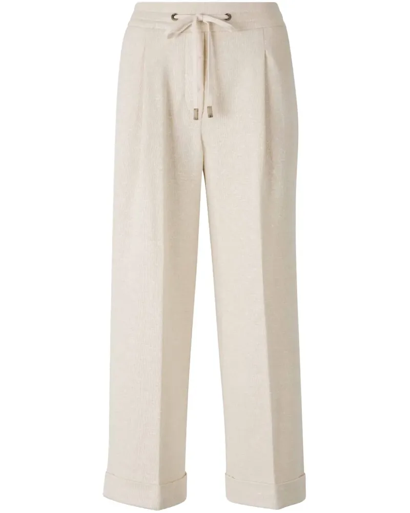 Peserico Hose mit Kordelzug - Nude Nude