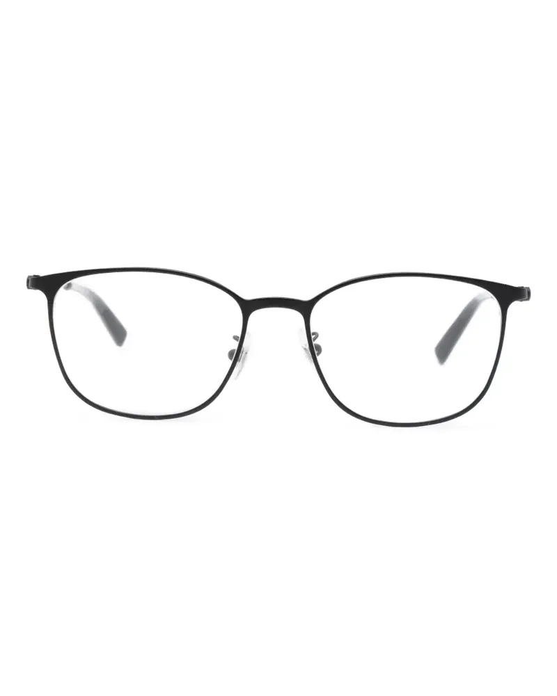 Montblanc Brille mit rundem Gestell - Schwarz Schwarz