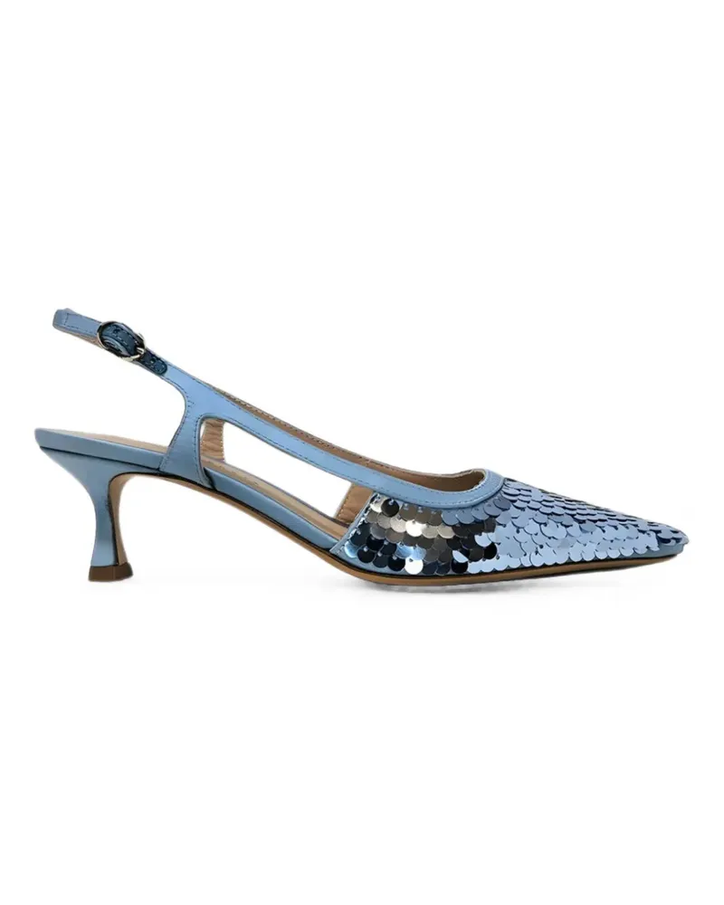 FESTA Milano Slingback-Pumps mit Pailletten - Blau Blau
