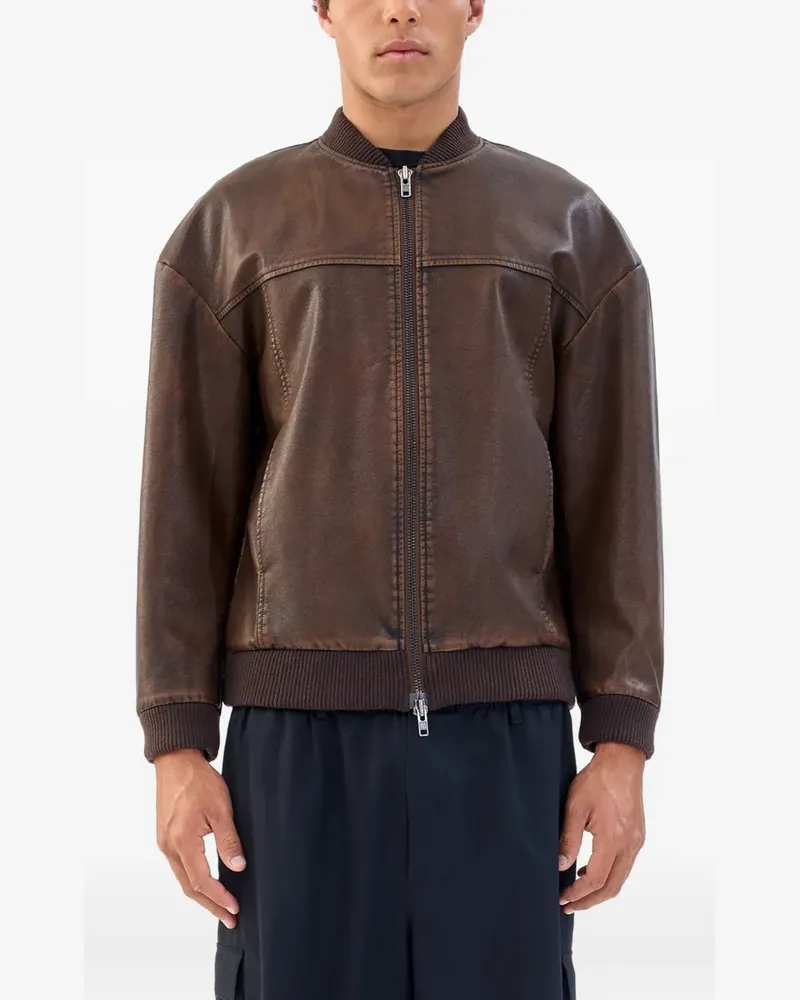 UNREAL FUR Kastige Bomberjacke - Braun Braun