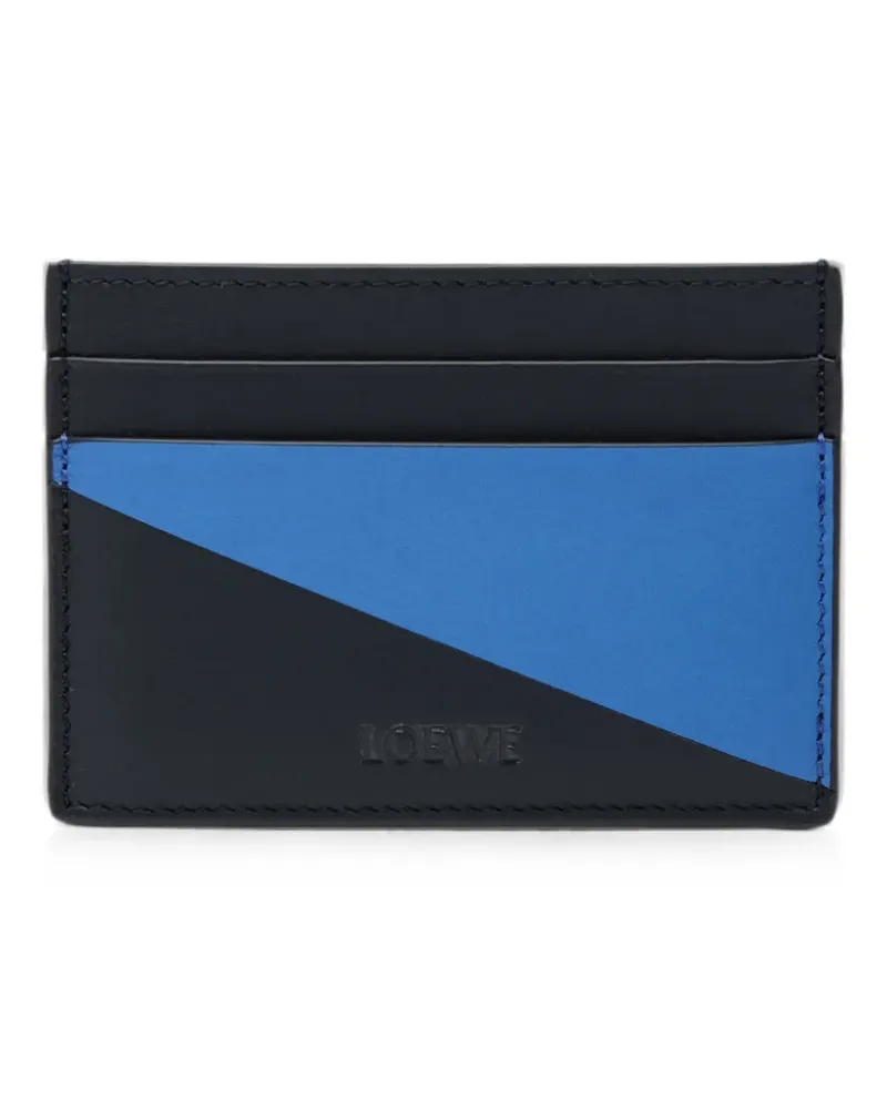 Loewe Kartenetui in Colour-Block-Optik - Blau Blau