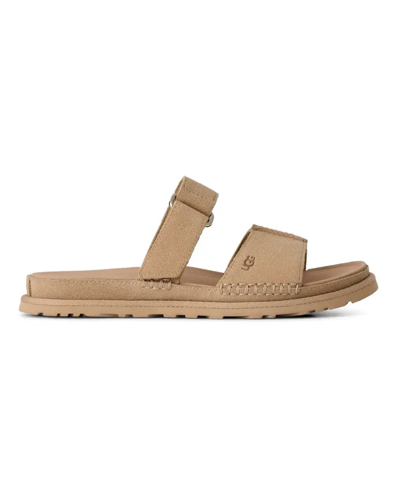 UGG GoldenGaze suede slides - Nude Nude