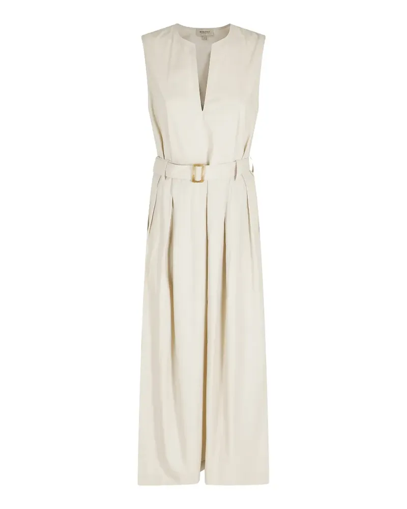 Woolrich V-neck belted midi dress - Nude Nude