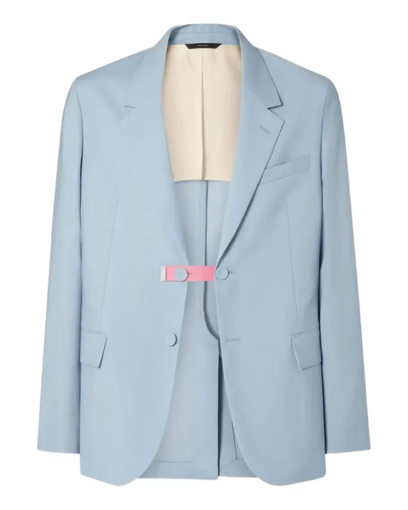 Fendi button-fastening blazer - Blau Blau