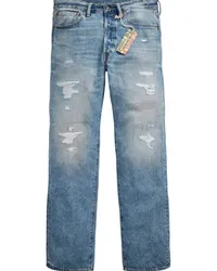 Ralph Lauren Slim-Fit-Jeans mit hohem Bund Blau