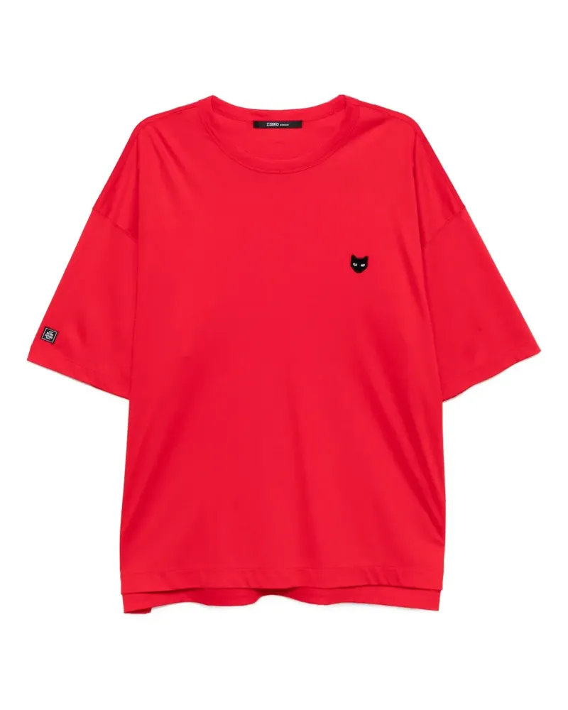 SONGZIO T-Shirt mit Panther - Rot Rot