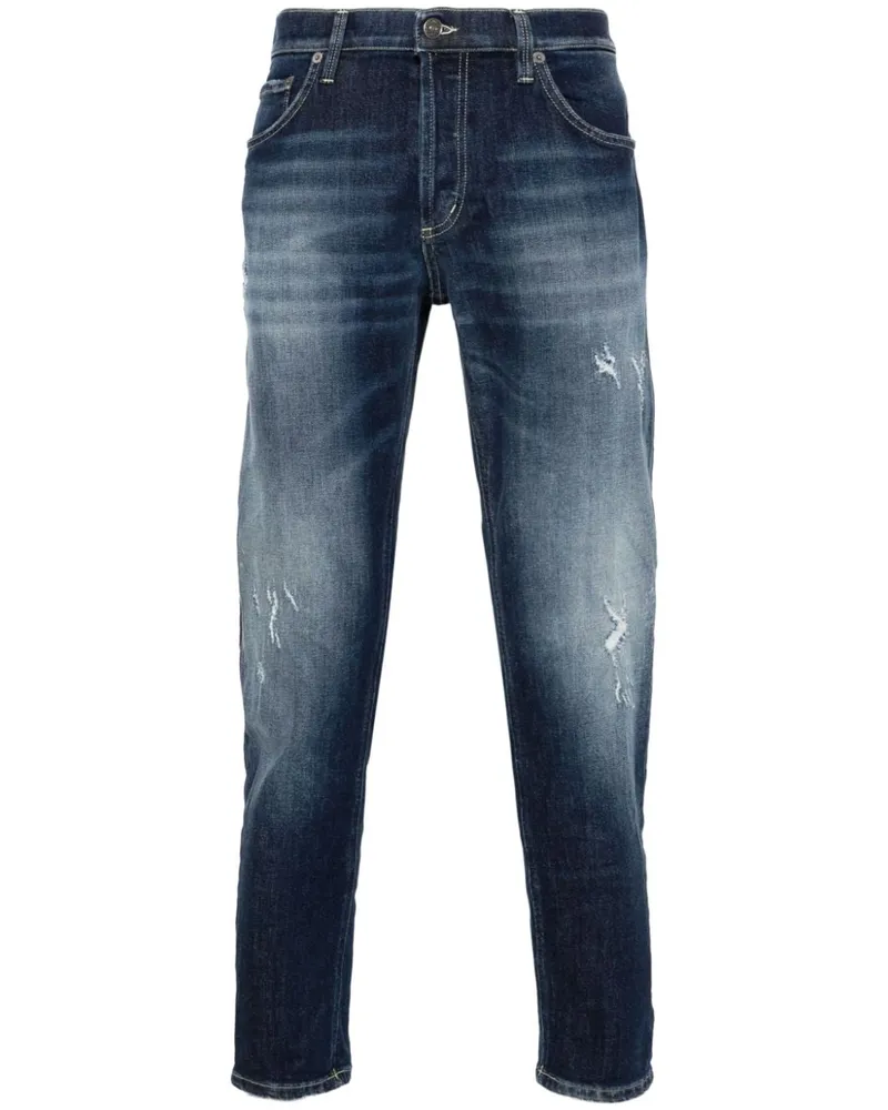 Dondup Jeans im Distressed-Look - Blau Blau