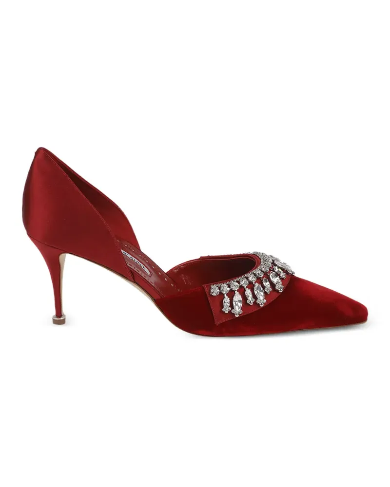 Manolo Blahnik Verzierte Pumps - Rot Rot