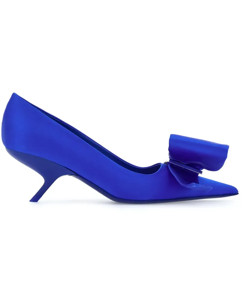 Ferragamo Asymmetrische Mules 55mm - Blau Blau