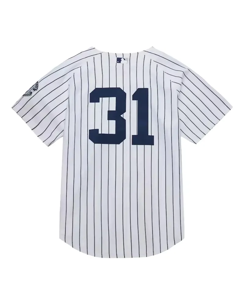 Mitchell & Ness x MLB 2014 New York Yankees Ichiro Suzuki Home Trikot - Weiß Weiß