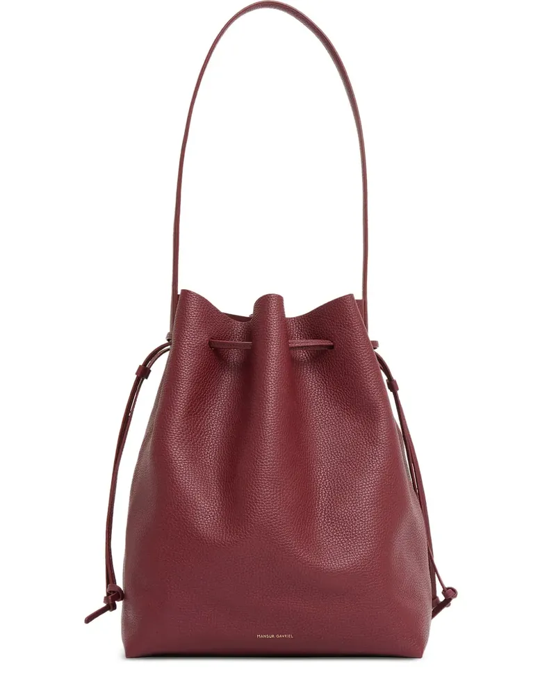 Mansur Gavriel Cabas Beuteltasche mit Kordelzug - Rot Rot