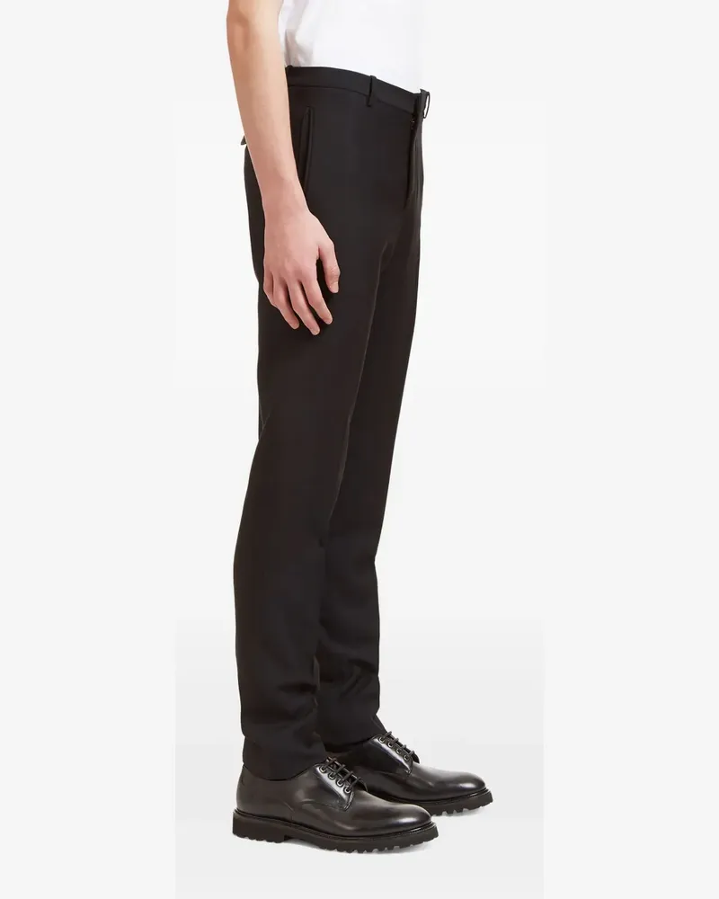 AIEZEN wool-blend tailored trousers - Schwarz Schwarz