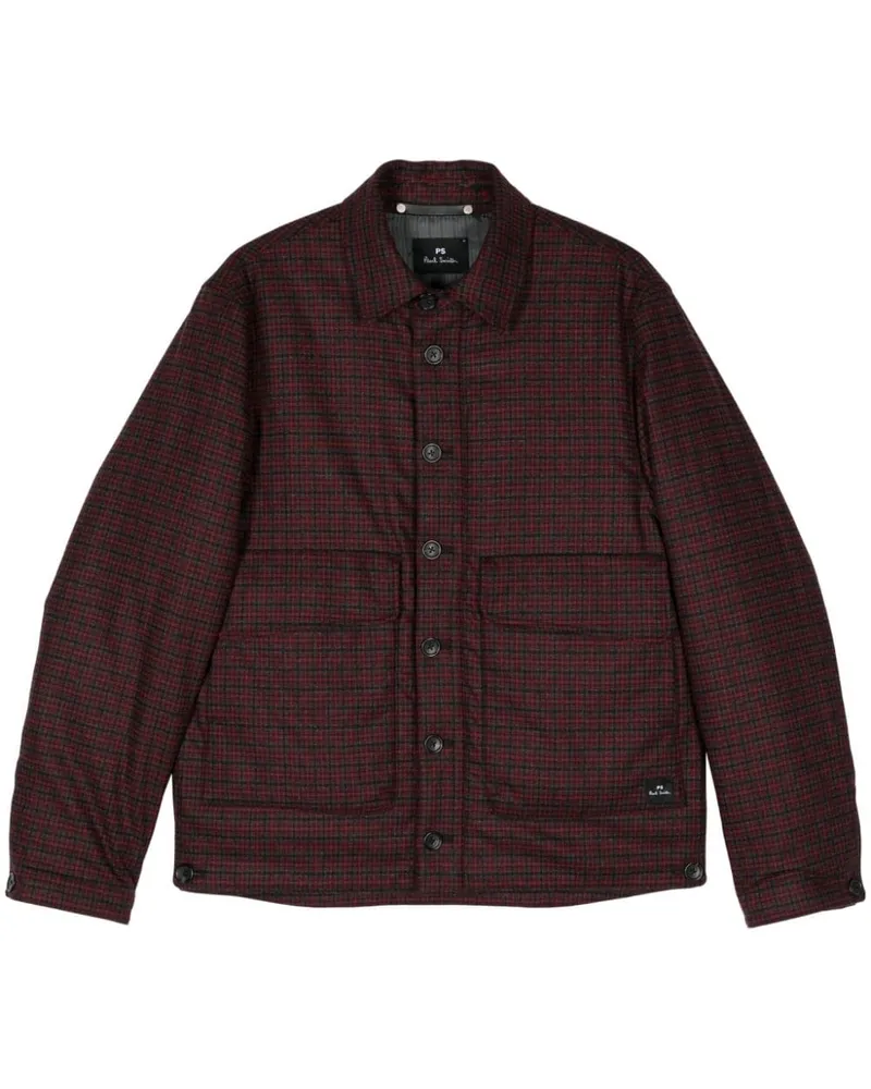 Paul Smith Karierte Jacke - Rot Rot