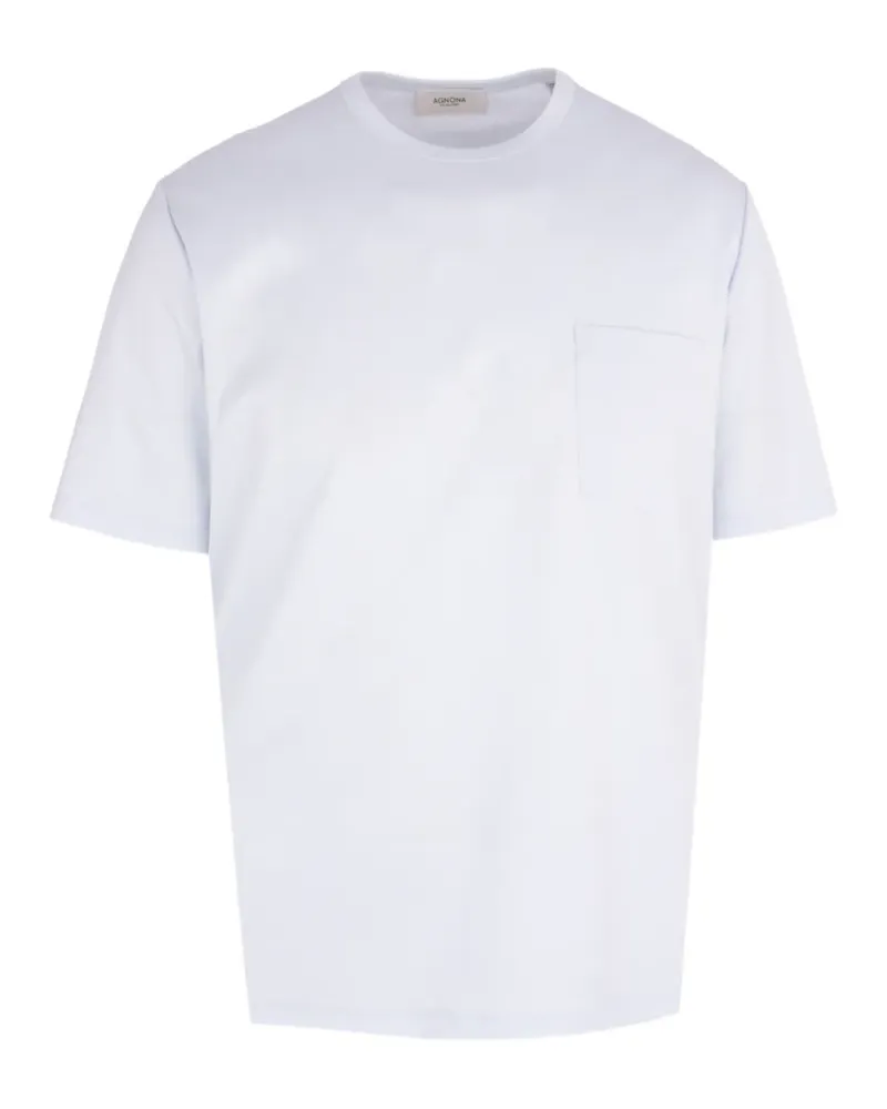 AGNONA pocket T-shirt - Blau Blau