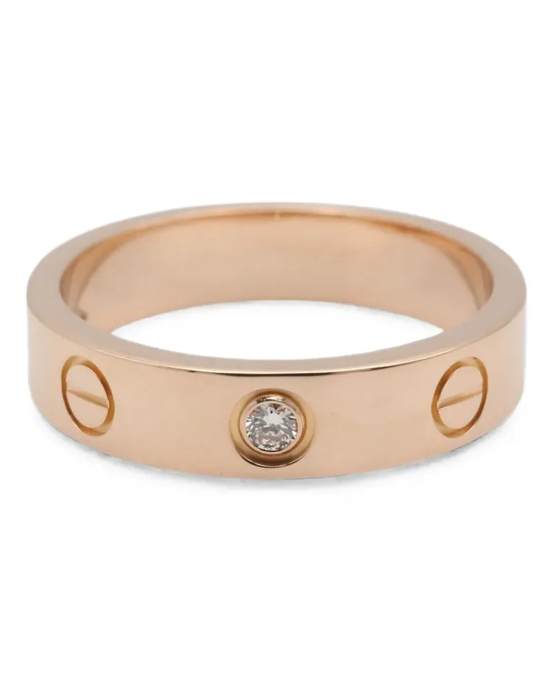 Cartier 2010s Love Ring mit Diamant - Rosa Rosa