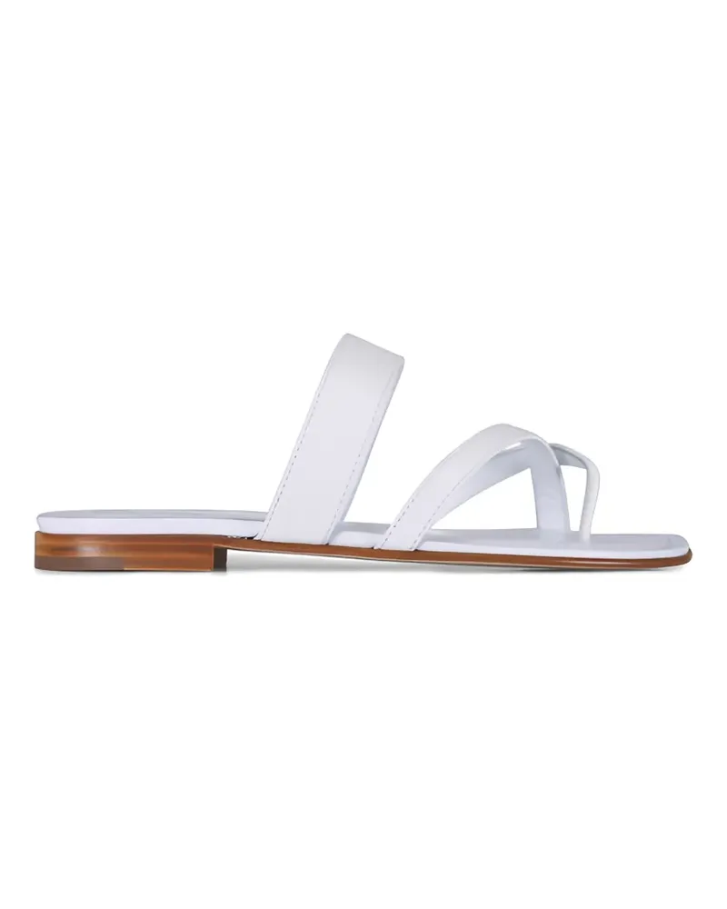 Manolo Blahnik multi-strap toe-post sandals - Weiß Weiß