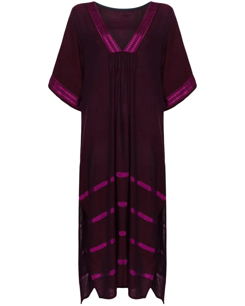 lemlem Edna Maxikleid - Violett Violett