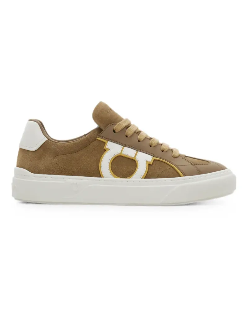 Ferragamo Gancini Sneakers - Braun Braun
