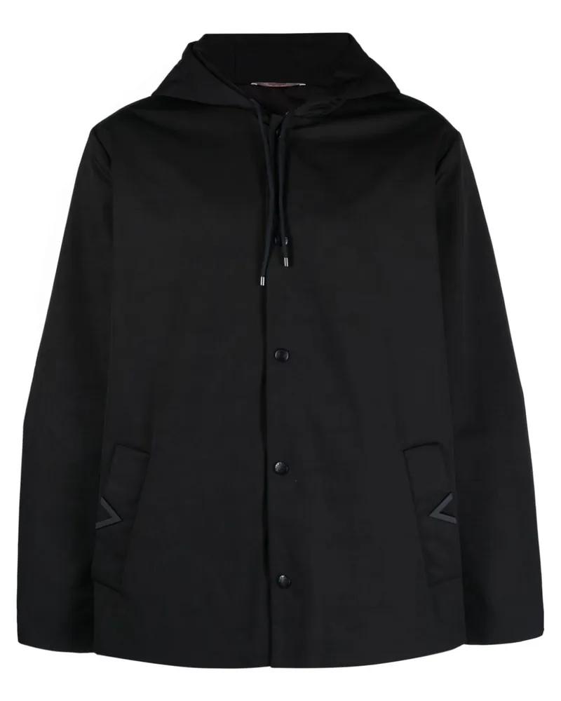 Valentino Garavani Windbreaker mit Kapuze - Blau Blau