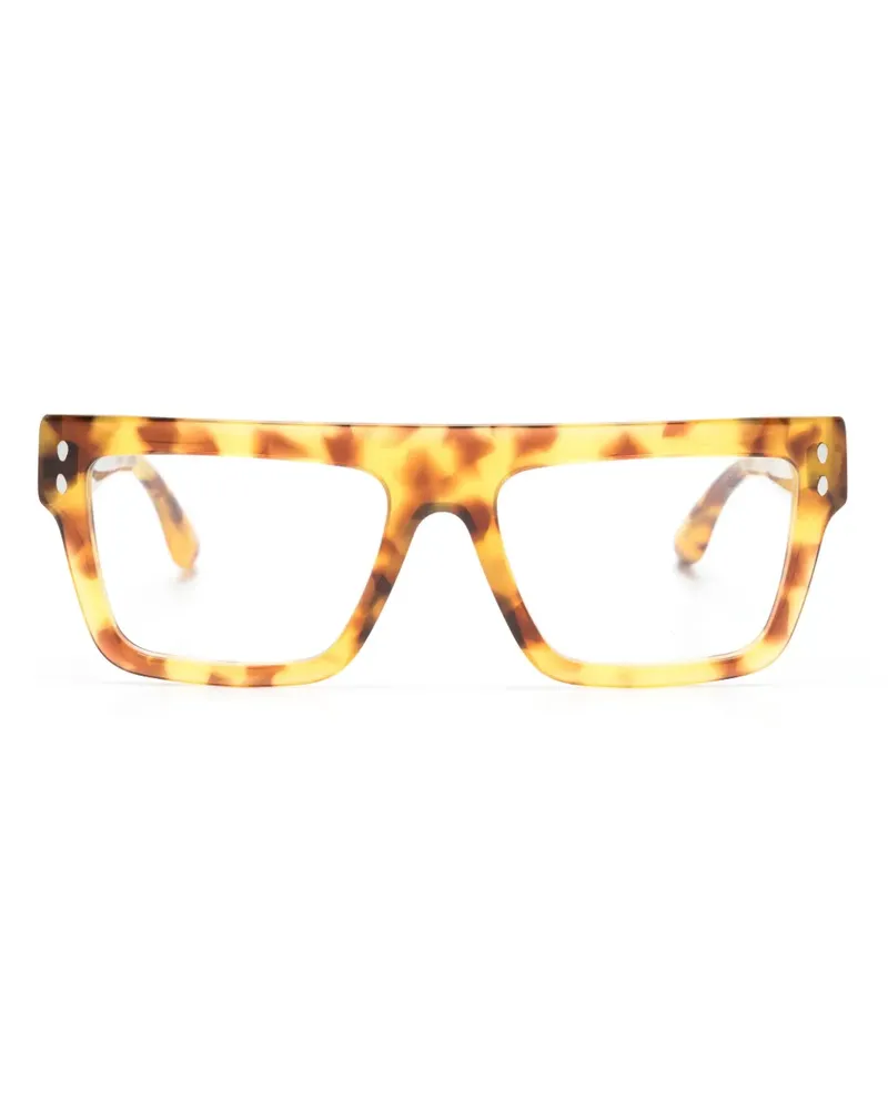 Isabel Marant Brille mit eckigem Gestell - Braun Braun