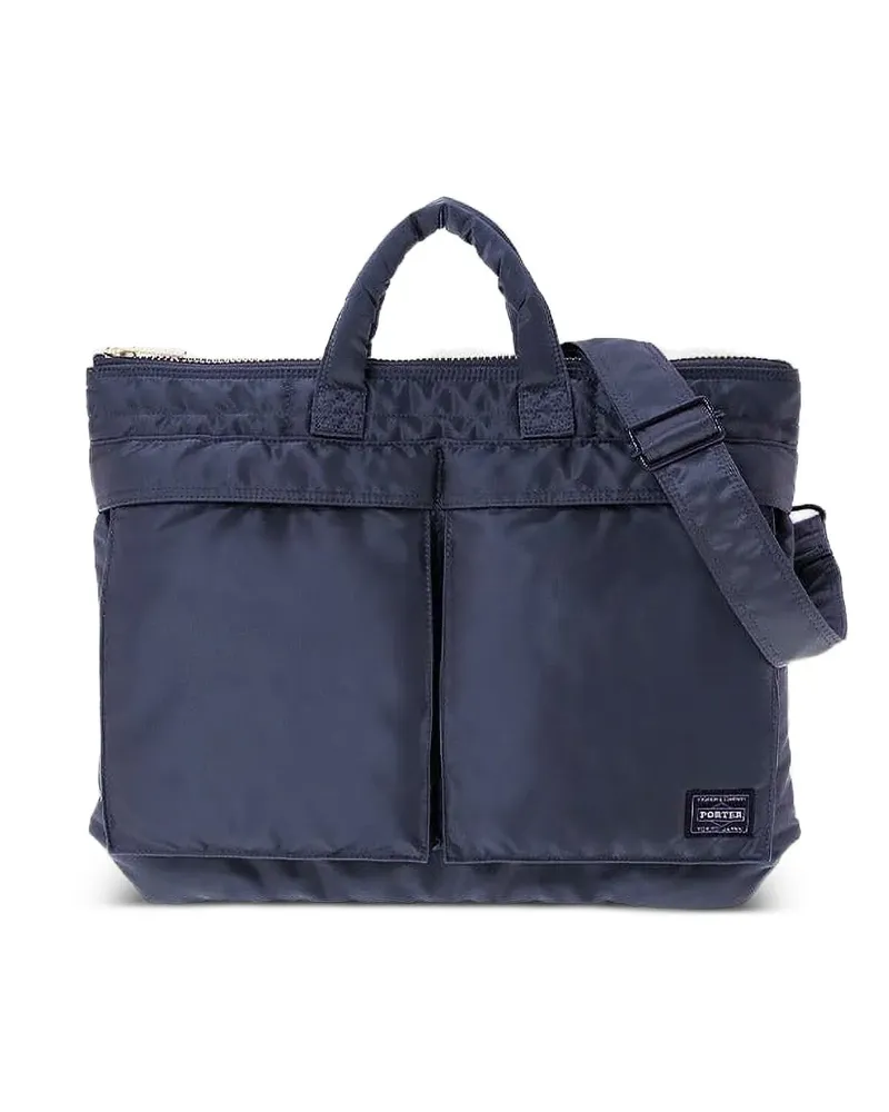 PORTER-YOSHIDA & CO Tanker Helmet Tote Bag - Blau Blau
