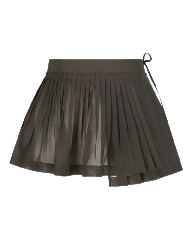 AMOMENTO pleated belt - Braun Braun