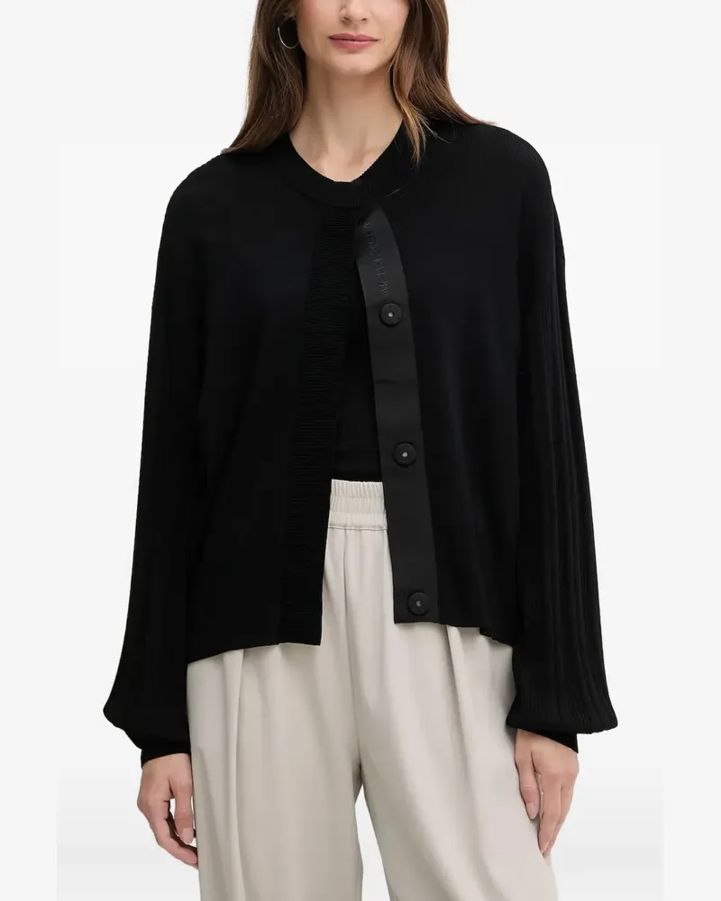 Armani Exchange Geknöpfter Cardigan - Schwarz Schwarz