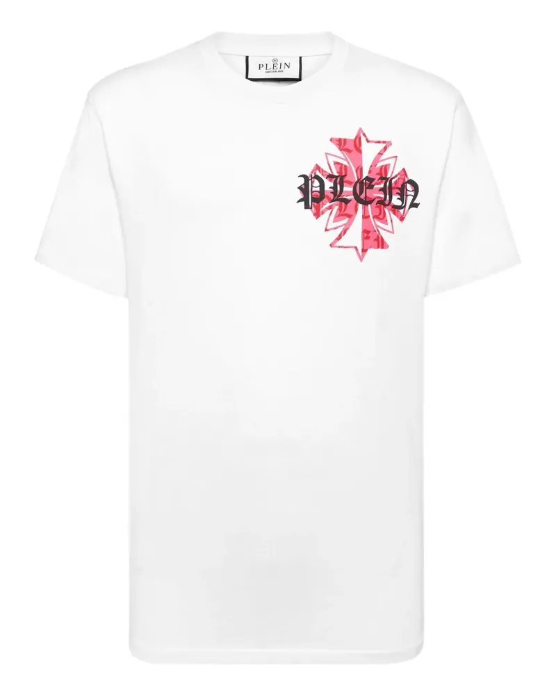 Philipp Plein T-Shirt mit Logo-Print - Weiß Weiß