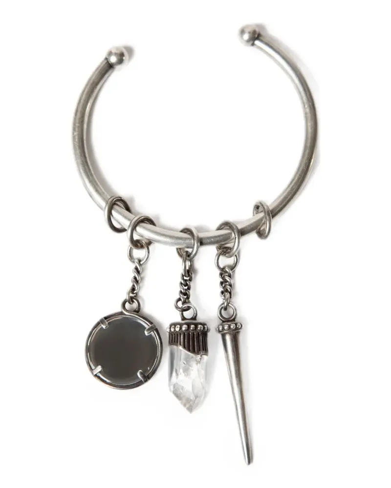 Ann Demeulemeester Arto Armband mit Anhänger - Silber Silber