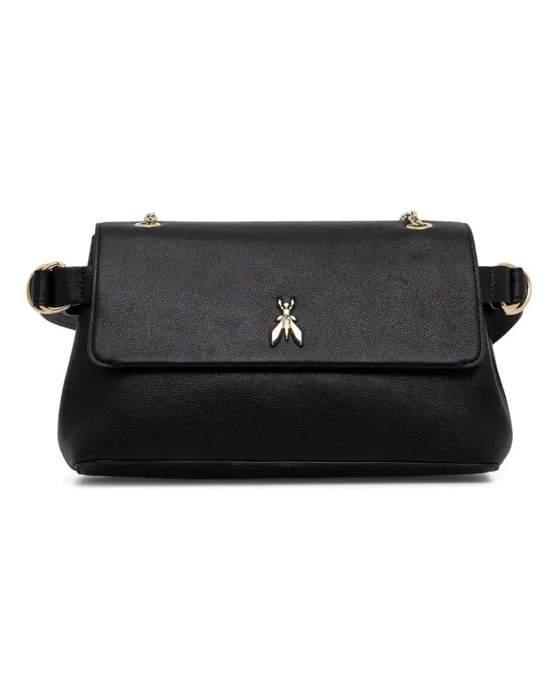 Patrizia Pepe Schultertasche mit Logo-Applikation - Schwarz Schwarz