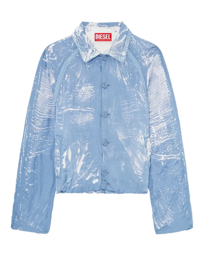 Diesel J-Orion polo-collar bomber jacket - Blau Blau