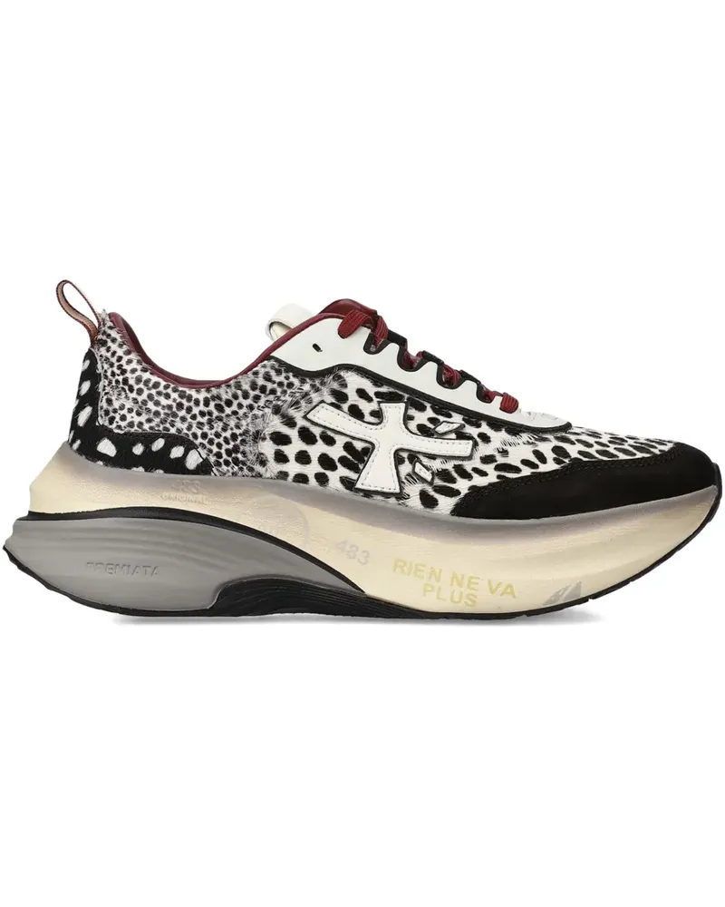 Premiata Sneakers mit Logo - Weiß Weiß