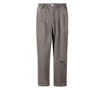 Hose mit Falten - Grau