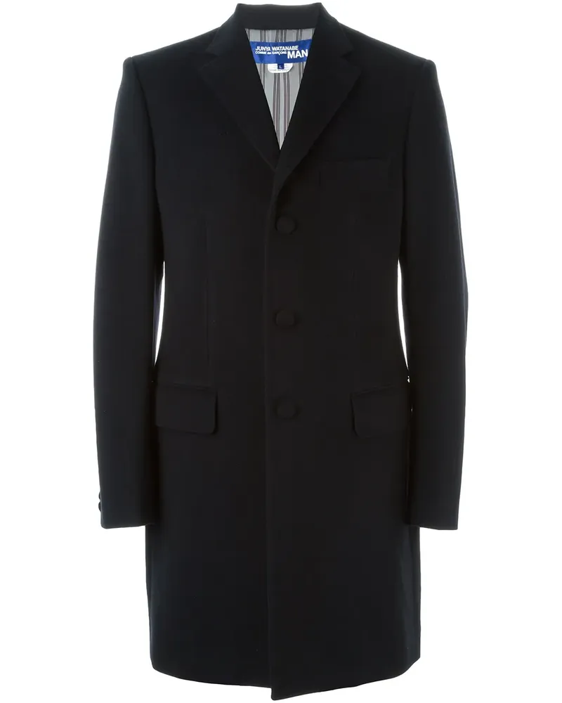 Junya Watanabe Klassischer Mantel - Schwarz Schwarz
