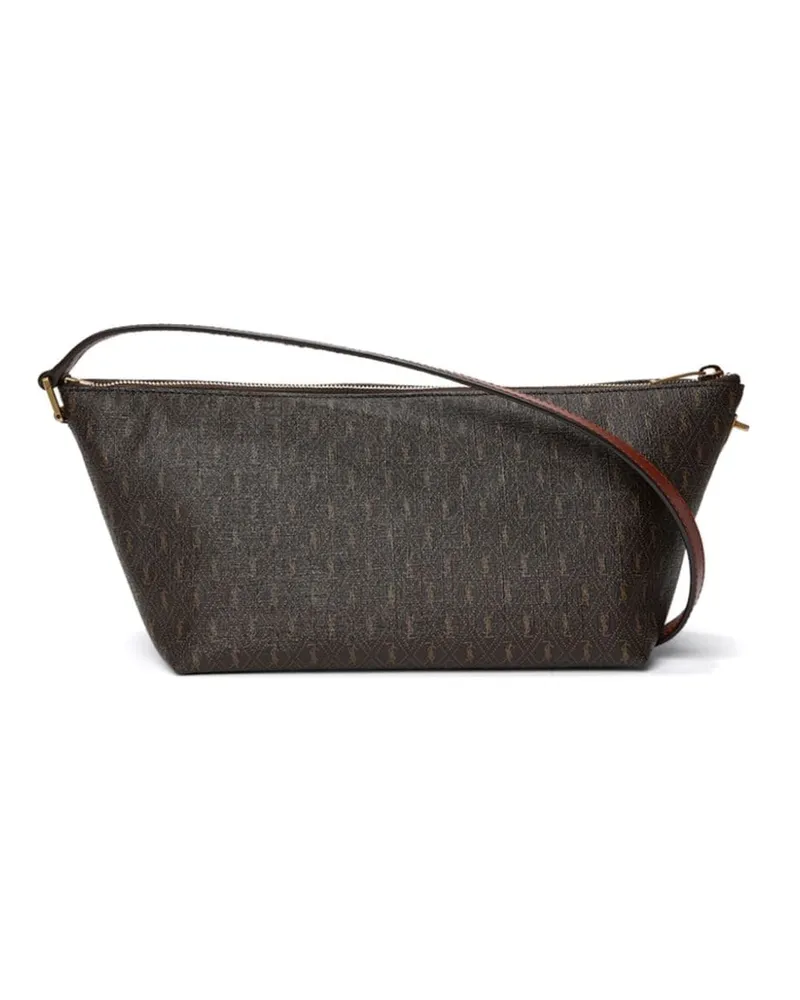 Saint Laurent Schultertasche mit Monogramm - Braun Braun