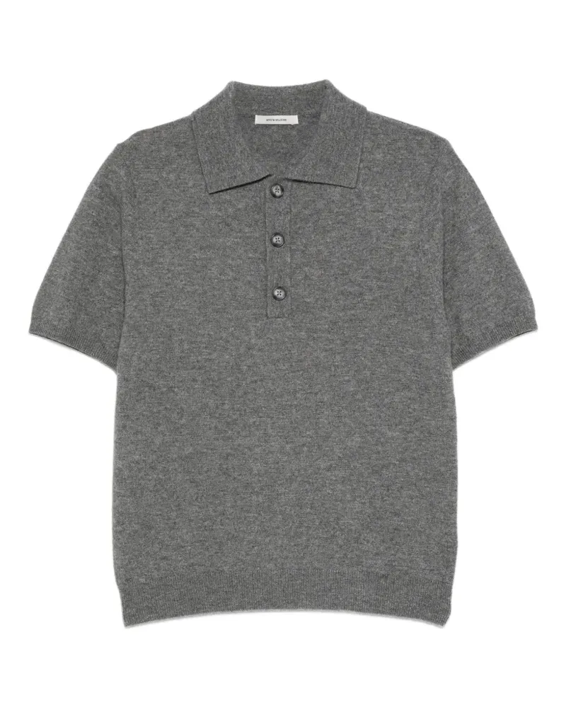 Entire Studios buttoned short-sleeve polo shirt - Grau Grau