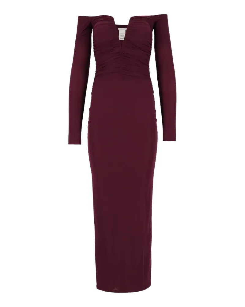 Amazuìn Schulterfreies Noemi Kleid - Rot Rot