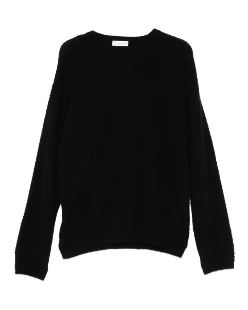 Roberto Collina Pullover mit Rundhalsausschnitt - Schwarz Schwarz