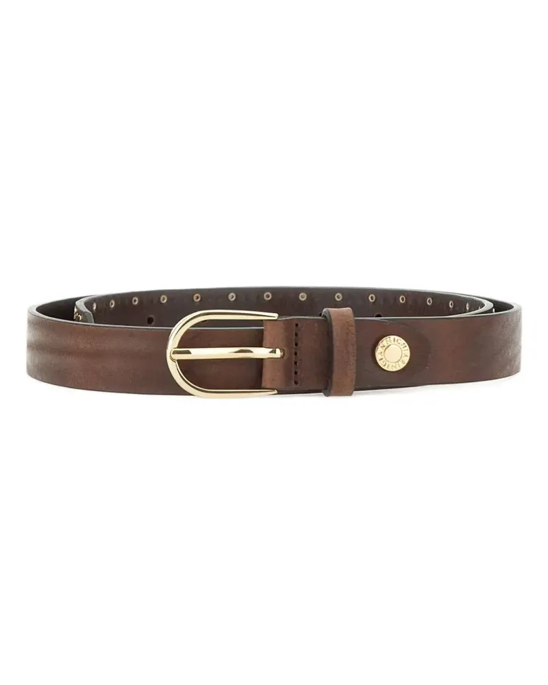 Gianni Chiarini Gürtel mit Nieten - Braun Braun