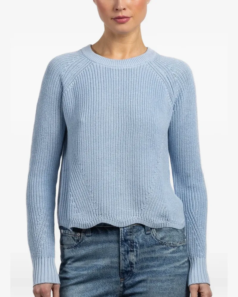 Autumn Cashmere ribbed sweater - Blau Blau