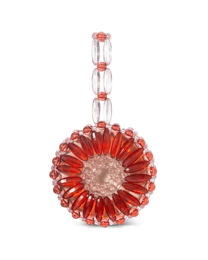 0711 Arya beaded mini bag - Rot Rot