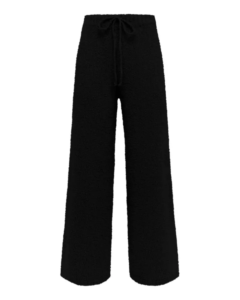 Laneus Weiche Hose mit Kordelzug - Schwarz Schwarz